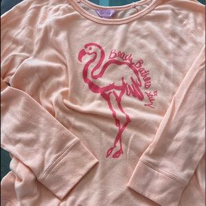 Lilly Pulitzer Beach Babes Sweatshirt. Medium and like new condition.